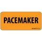 Label Paper Removable Pacemaker, 1" Core, 2 1/4" x 1", Fl. Orange, 420 per Roll