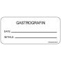 Label Paper Removable Gastrografin Date:, 1" Core, 2 1/4" x 1", White, 420 per Roll