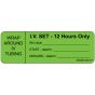 Label Paper Permanent Wrap Around IV, 1" Core, 2 15/16" x 1", Fl. Green, 333 per Roll