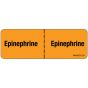 Label Paper Removable Epinephrine:, 1" Core, 2 15/16" x 1", Fl. Orange, 333 per Roll