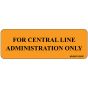 Label Paper Permanent for Central Line 1" Core 2 15/16"x1 Fl. Orange 333 per Roll