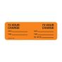 Label Paper Removable 72 Hour 72, 1" Core, 2-15/16" x 1", Fl. Orange, 333 per Roll