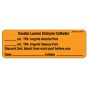 Label Paper Removable Double Lumen, 1" Core, 2 15/16" x 1", Fl. Orange, 333 per Roll