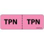 Label Paper Removable TPN: TPN, 1" Core, 2 15/16" x 1", Fl. Pink, 333 per Roll