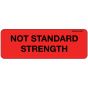 Label Paper Permanent Not Standard, 1" Core, 2 15/16" x 1", Fl. Red, 333 per Roll