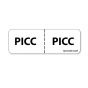 Label Paper Permanent PICC: PICC, 1" Core, 2 15/16" x 1", White, 333 per Roll