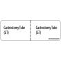 Label Paper Permanent Gastrostomy Tube 1" Core 2 15/16"x1 White 333 per Roll