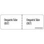 Label Paper Permanent Orogastric Tube, 1" Core, 2 15/16" x 1", White, 333 per Roll