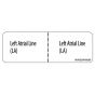 Label Paper Permanent Left Atrial Line, 1" Core, 2 15/16" x 1", White, 333 per Roll