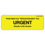 Label Paper Permanent Paste Label Over, 1" Core, 2 15/16" x 1", Yellow, 333 per Roll