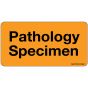 Label Paper Removable Pathology Specimen, 1" Core, 2 15/16" x 1", 1/2", Fl. Orange, 333 per Roll