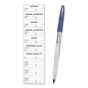 STERILE LABEL WITH PEN SYNTHETIC PERMANENT 1 1/2" X 1/2" WHITE 10 PER SHEET, 100 SHEETS PER BOX