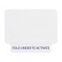 TEMPbadge®  One-Step® 1-Day Large Adhesive Visitor Badge, Brother QL Printable, Box of 1000