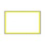 Label Direct Thermal Paper Removable 3" Core 4"x2 1/2" White with Yellow 2000 per Roll, 8 Rolls per Case