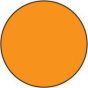 Conf-ID-ent™ Alert Bands® Colored Dots Paper Labels Orange - 1000 per Qty Based Roll