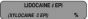 Anesthesia Label (Paper, Permanent) Lidocaine C Epi 1 1/2" x 1/3" Gray - 1000 per Roll