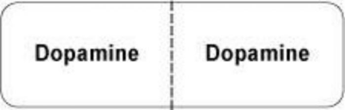 IV Label Wraparound Paper Permanent Dopamine | Dopamine  2 7/8"x7/8" White 1000 per Roll