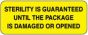 Label Paper Permanent Sterility Is 2 1/4" x 7/8", Yellow, 1000 per Roll