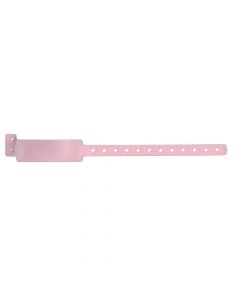 Veri-Color® Insert Wristband Vinyl 1" x 10" Adult/Pediatric Pink, 250 per Box