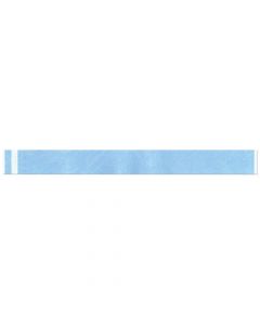 Short Stay® Write-On Tyvek® Wristband 1" x 10" Adult/Pediatric Light Blue, 1000 per Box