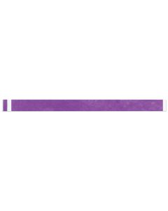 Short Stay® Write-On Tyvek® Wristband 3/4" x 10" Adult/Pediatric Purple, 1000 per Box