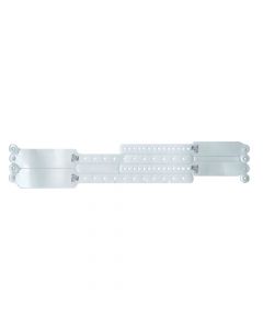 Veri-Color® Insert Wristband Vinyl Adult 9-1/4" Length; Infant 6-1/2" Length; White, 400 per Box