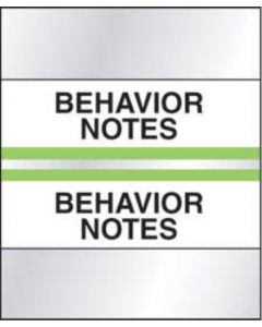 Chart Tab Paper Behavior Notes 1 1/4" x 1 1/2" Light Green 100 per Package