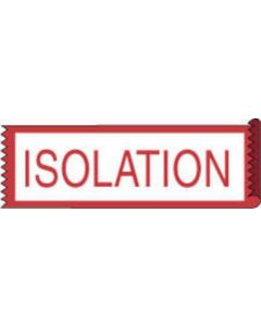 Anesthesia Tape (Removable) Isolation 2" x 500" - 333 Imprints - White with Red 95 - 500 Inches per Roll