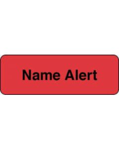 Label Paper Permanent Name Alert 1 1/2" x 1/2", Fl. Red, 1000 per Roll