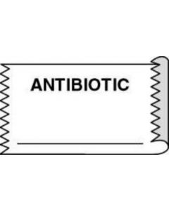 Anesthesia Tape (Removable) Antibiotic 1/2" x 500" - 333 Imprints - White - 500 Inches per Roll