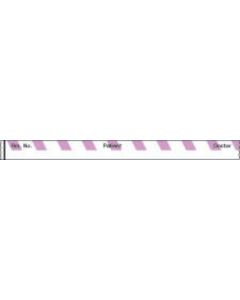 Binder/Chart Tape Removable "Rm. No. Patient", 1'' Core, 1/2 '' x 500'', Violet, 83 Imprints, 500 Inches per Roll