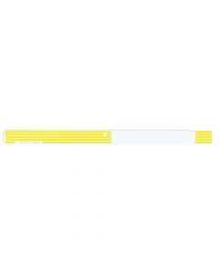 ScanBand® Thermal Wristband Adhesive Closure 3/4" x 11-1/2", 1-1/2" Core Pediatric Yellow, 500 per Box