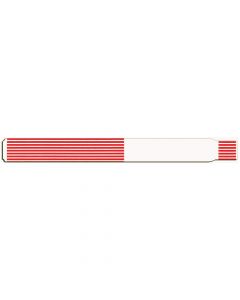 ScanBand® Thermal Wristband Adhesive Closure 1-1/8" x 11-1/2", 1-1/2" Core Adult Red, 500 per Box