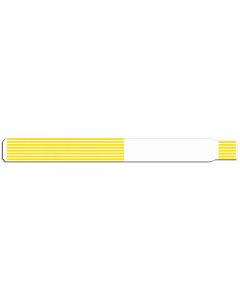 ScanBand® Thermal Wristband Adhesive Closure 1-1/8" x 11-1/2", 1" Core Adult Yellow, 340 per Box