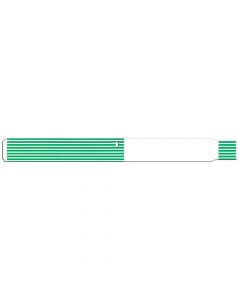 ScanBand® Thermal Wristband Adhesive Closure 1-1/8" x 11-1/2", 1" Core Adult Green, 340 per Box