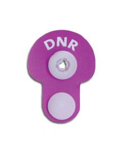 Ident-Alert® Alert Bands® Clasp Poly "DNR" Pre-Printed, State Standardization Adult/Pediatric Grape - 240 per Box