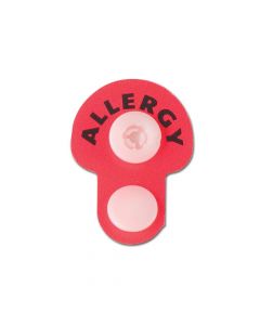 Ident-Alert® Alert Bands® Clasp Poly "Allergy" Pre-Printed, State Standardization Adult/Pediatric Red - 240 per Box