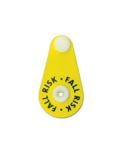 Ident-Alert® Alert Bands® Clasp Poly "Fall Risk" Pre-Printed, State Standardization Adult/Pediatric Yellow - 200 per Box