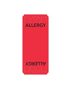 Ident-Alert® Color Coded Wraps, Allergy - Red, 250 Wraps per Box