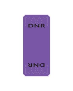 Ident-Alert® Color Coded Wraps, DNR - Purple, 250 Wraps per Box