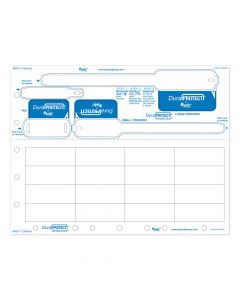 DuraProtect® Laser Patient ID Wristband Set, Pediatric & Infant, Tamper Evident, 1 Tag, 1 Extender, 16 Labels, White