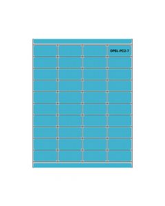 Label Laser Piggyback Paper Permanent 4  2"x7/8" Blue 40 per Sheet, 250 Sheets per Box