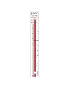 Flometer® IV Label Compatible with 1000 ml Kendall/Mcgaw Paper Removable 1-1/4"x10-1/2" White 1000 per Box