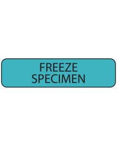 Label Paper Removable Freeze Specimen, 1" Core, 1 1/4" x 5/16", Blue, 760 per Roll