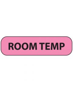 Label Paper Removable Room Temp, 1" Core, 1 7/16" x 3/8", Fl. Pink, 666 per Roll