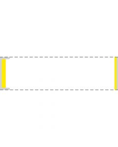 Label Cerner Direct Thermal Paper Permanent 3" Core 3 1"/2"x1 White with Yellow 5800 per Roll, 2 Rolls per Box