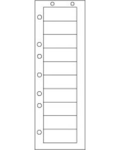 Chart Labels Laser Portrait 2 1/2x1 3-3/4" Sheet White - 10 Labels per Sheet, 4 Pks of 250 Sheets per Case