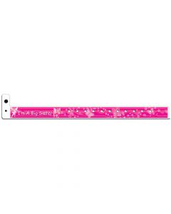 Bundle of Joy™ Write-on Wristband Poly 3/4" x 10" Pediatric "I'm A Big Sister" Multi Color - Fairies - 250 per Box