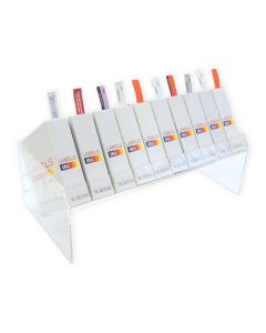 Dispenser Holds 10 Label Boxes Plastic 13-1/8 x 4-3/4 x 4-1/2 Clear 1 per Each