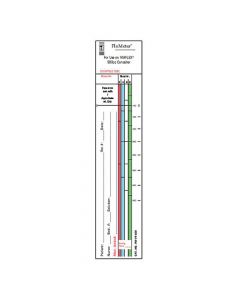 Flometer® IV Label Compatible with 1000 ml Baxter/Viaflex Paper Removable 1-1/2"x10-1/2" White 1000 per Box